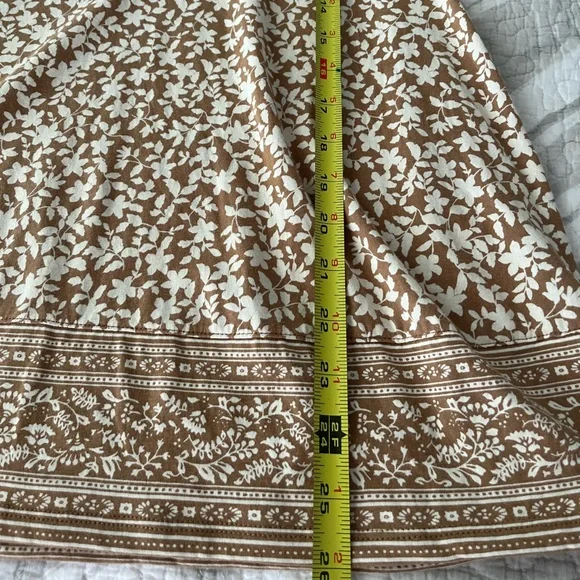 J. Jill Cream and Brown Floral Blouse - Picture 4 of 6